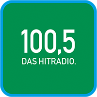100,5 das Hitradio Radiosender Logo