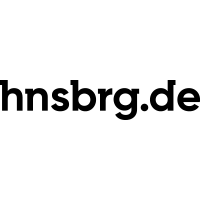 hnsbrg.de Logo in schwarz