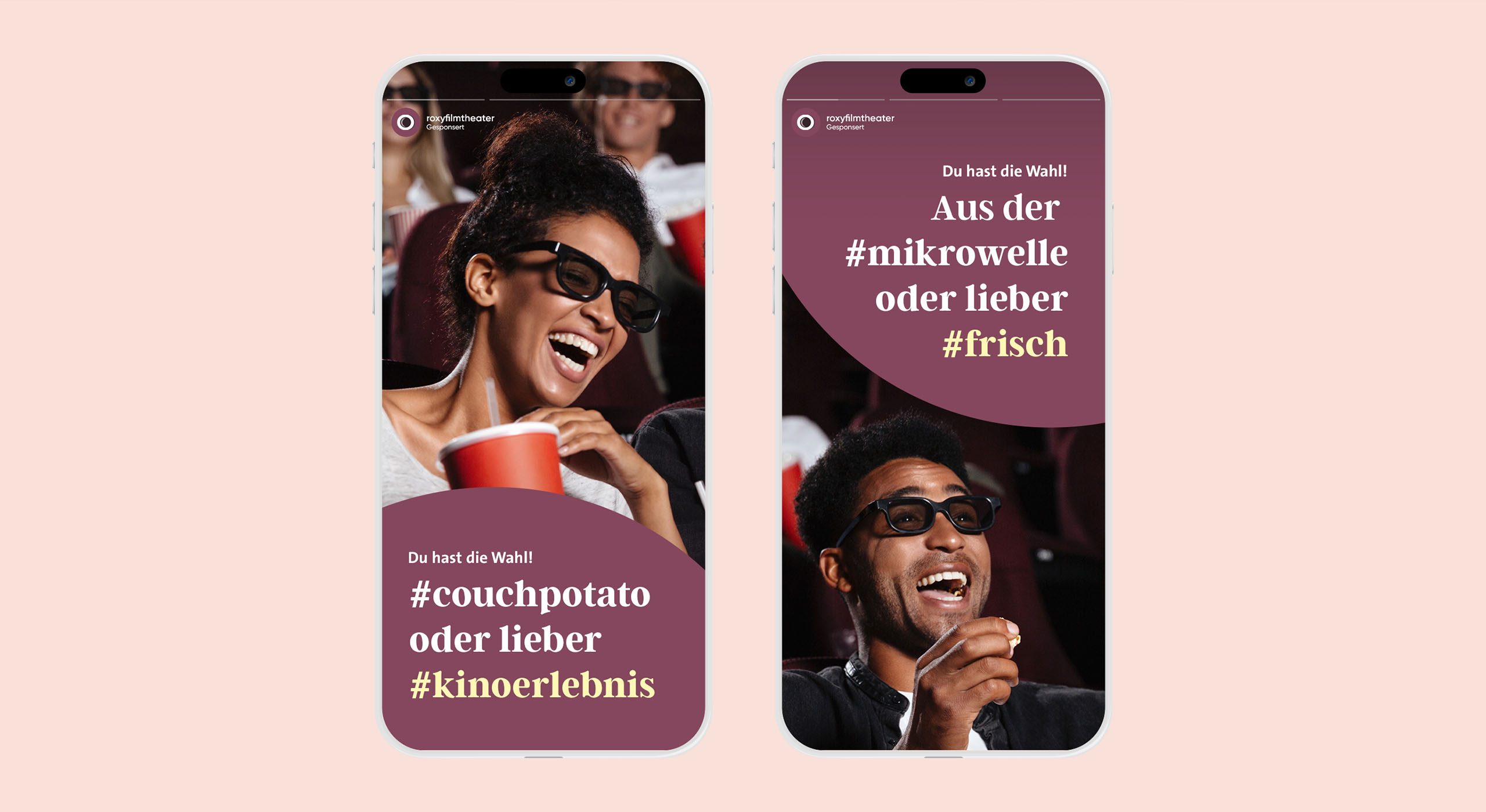 happylemon Werbeagentur Social Media Marketing Kampagne für das Roxy Filmtheater Heinsberg